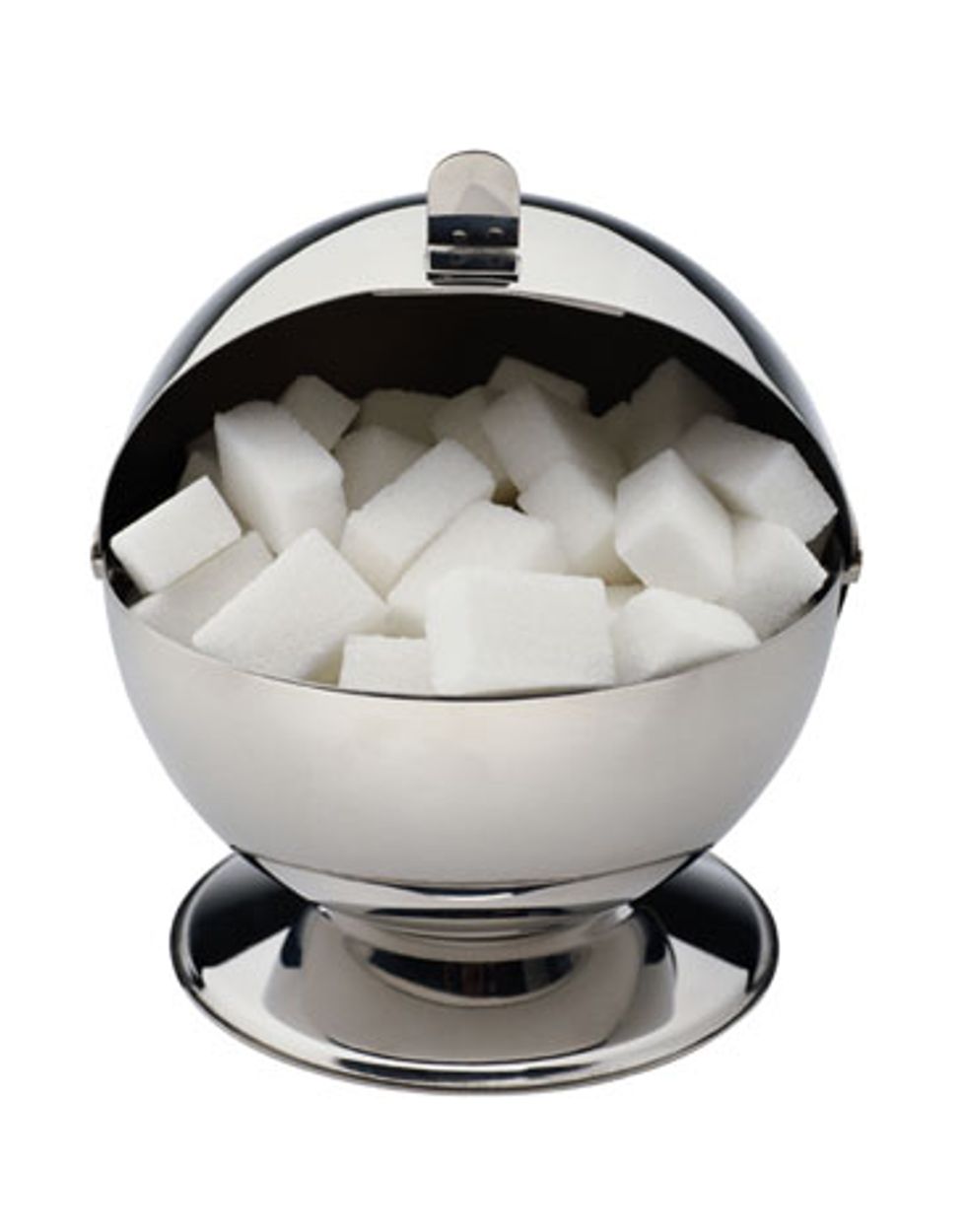 bowl of sugar cubes