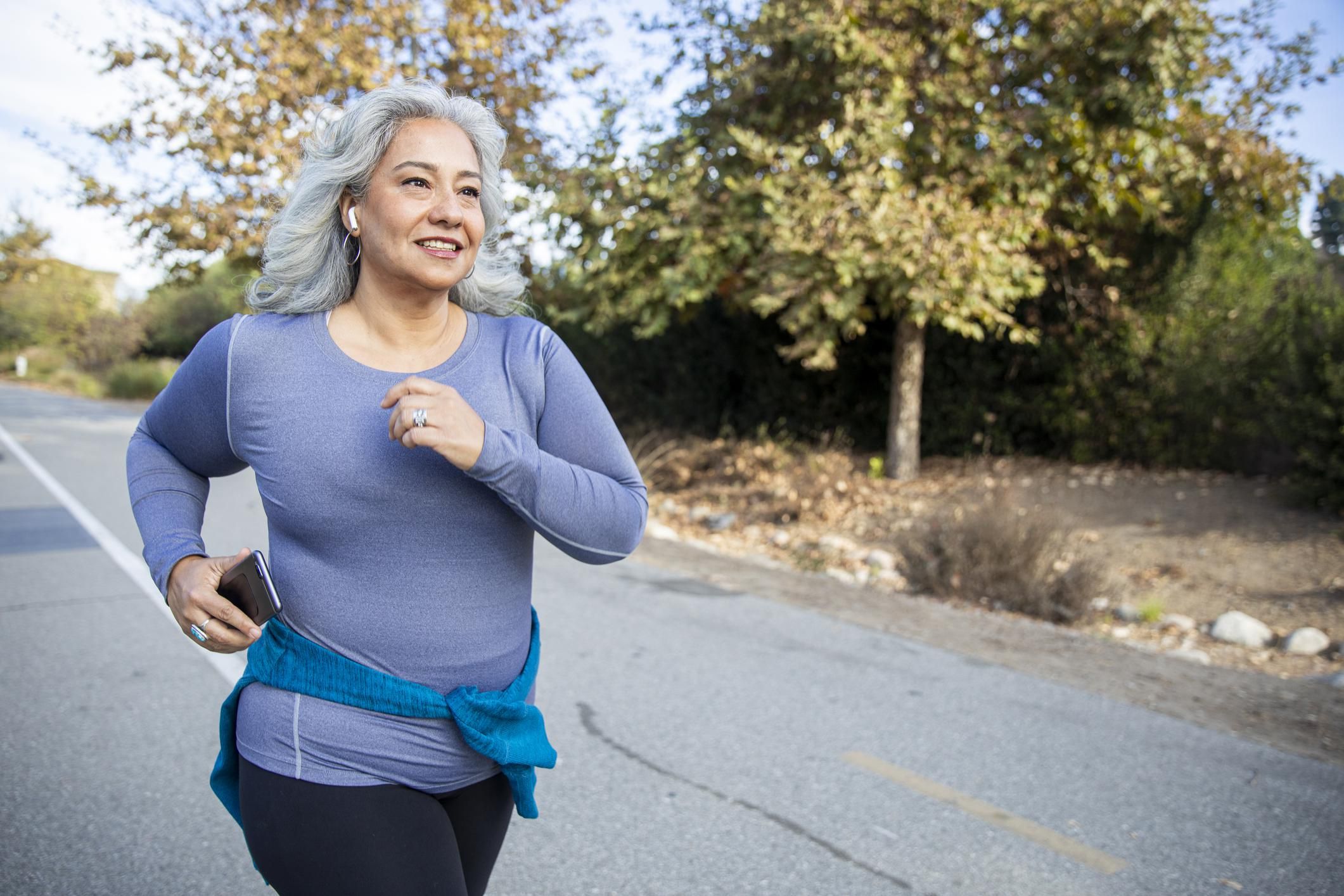 woman running