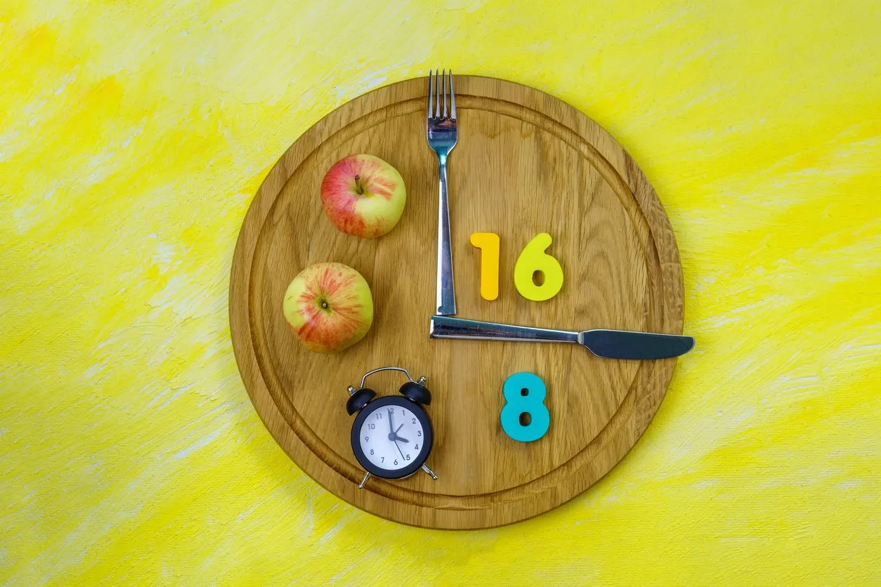 Intermittent Fasting 16:8. Popular health and fitness trend