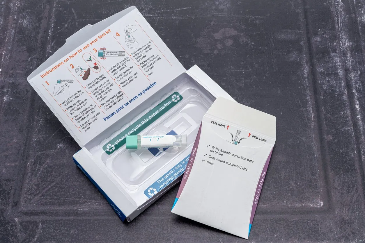 Bowel cancer home test kits