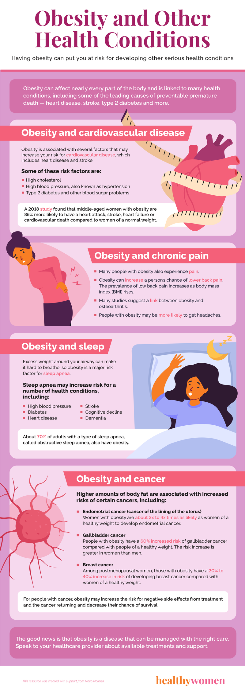 Obesity and Other Health Conditions   HealthyWomen