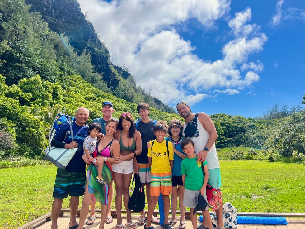 Kelly Miyahara and family